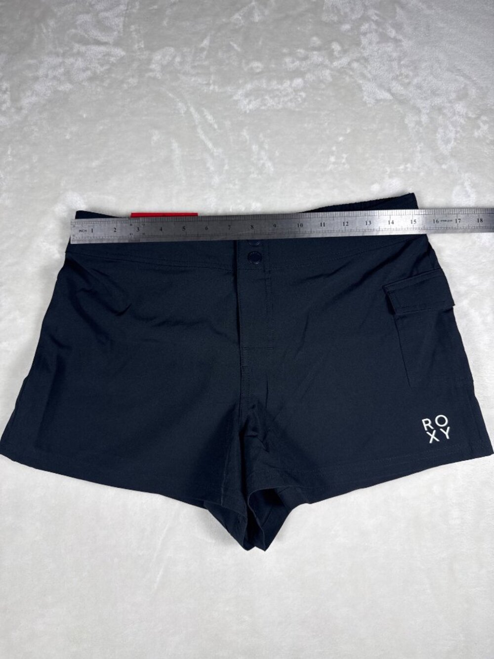 Roxy Womens Black Stretch Swim Boardshorts With UPF 50+ Size Medium 3 1/4-Inch I - Picture 5 of 8